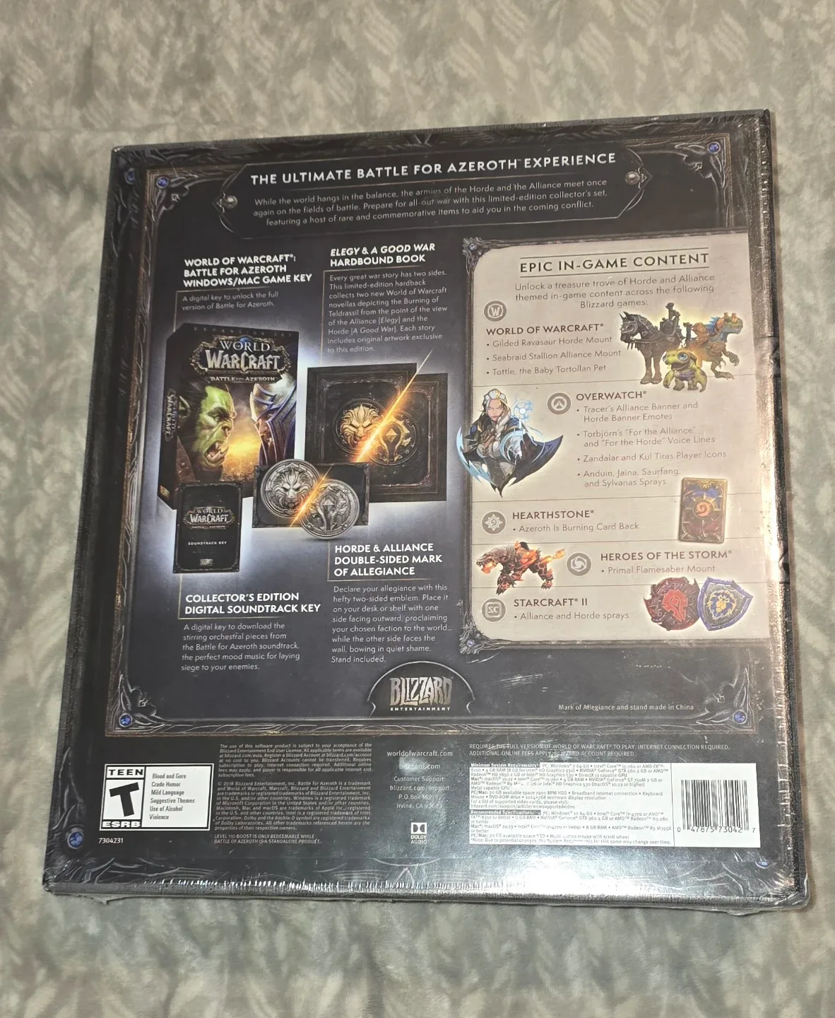 World of Warcraft Battle for Azeroth Collector’s Edition BNIB image indicator(2)