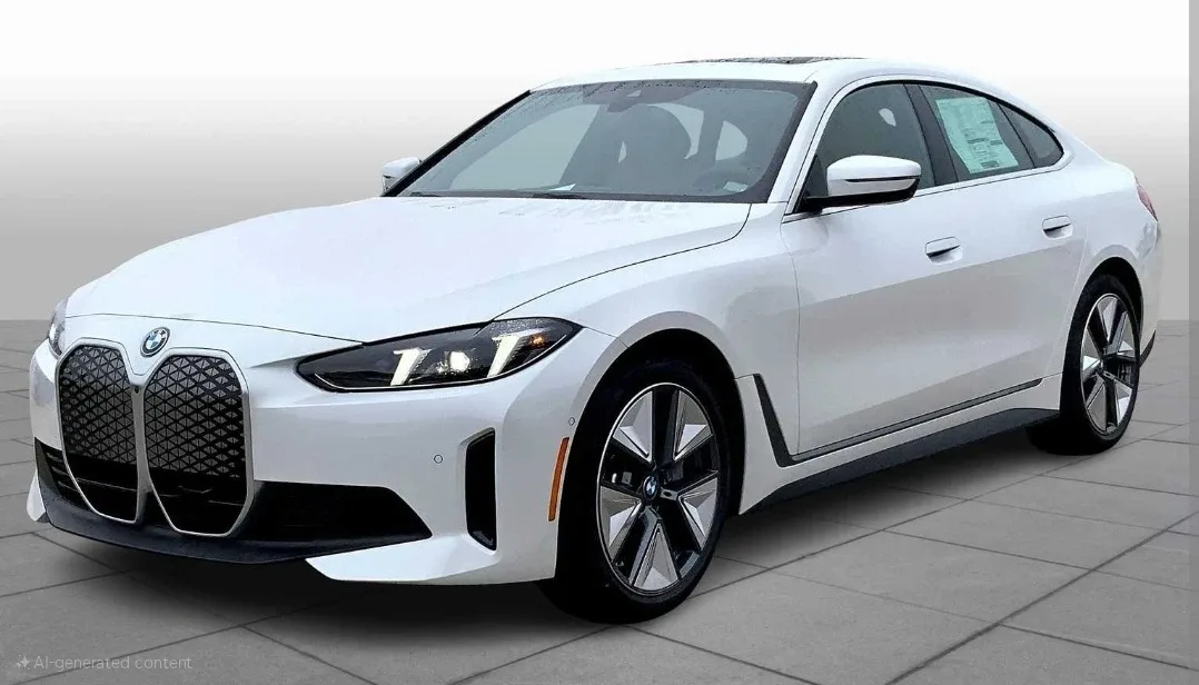 Demo Sale 25 BMW i4 eDrive40 White Sedan image indicator(2)