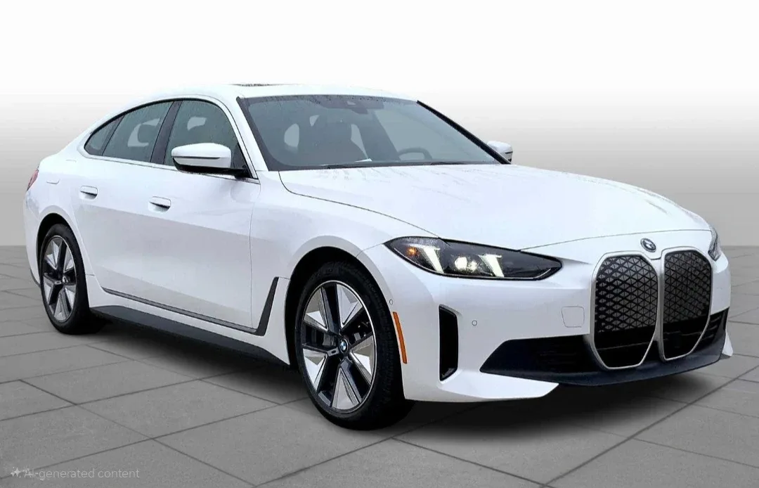 Demo Sale 25 BMW i4 eDrive40 White Sedan image indicator(3)