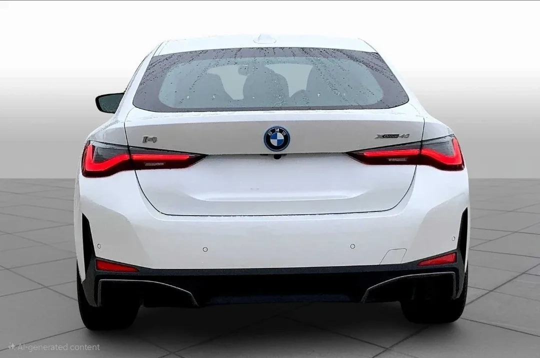 Demo Sale 25 BMW i4 eDrive40 White Sedan image indicator(4)