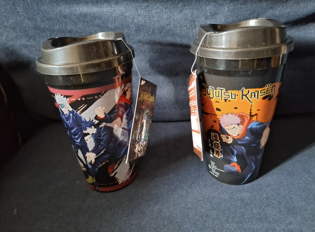 NEW 2pc Pack Jujutsu Kaisen Plastic Cups With Lid - photo 3