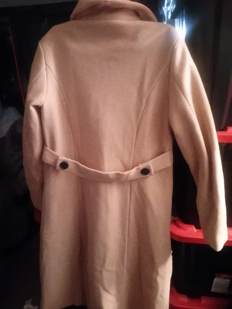 Women's Winter Coat - Chouyatou XS Beige Coat image indicator(2)