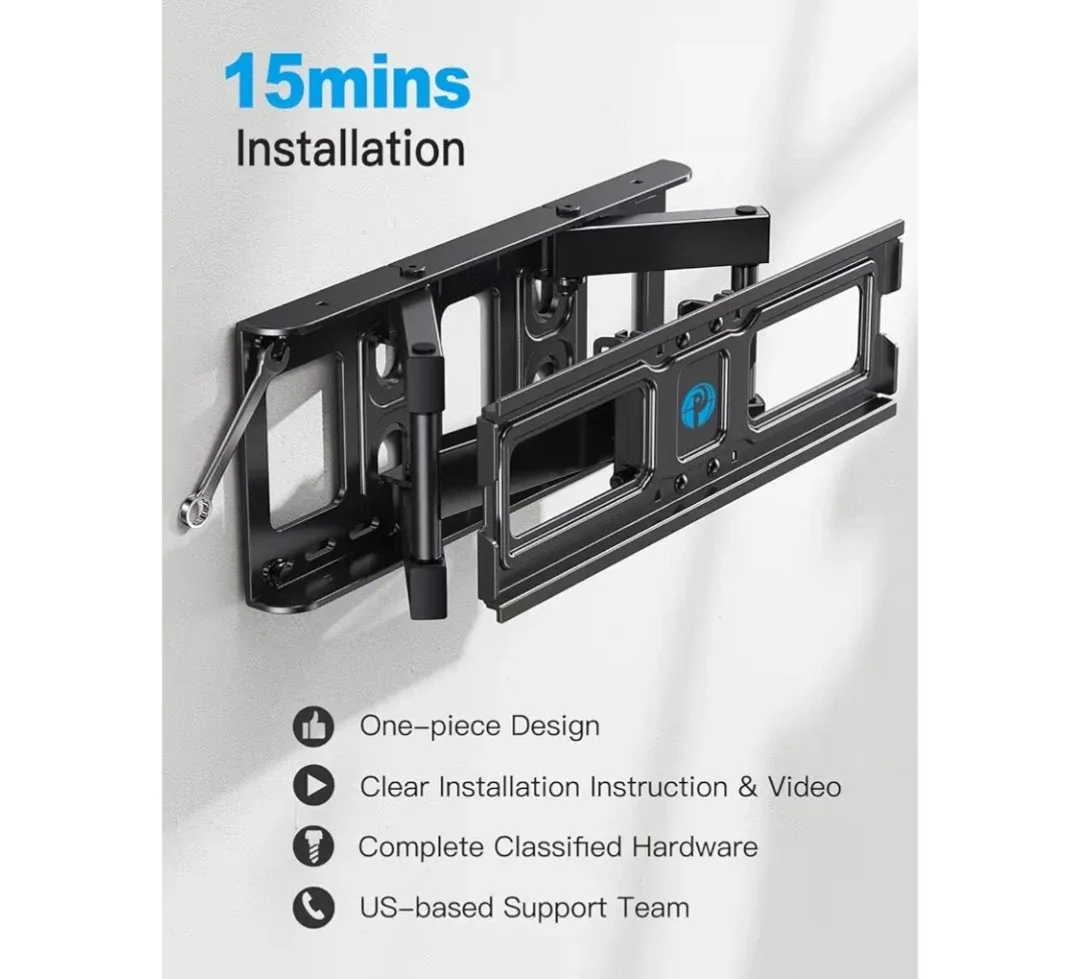 Full Motion TV Wall Mount for 26-70 inch TVs image indicator(4)