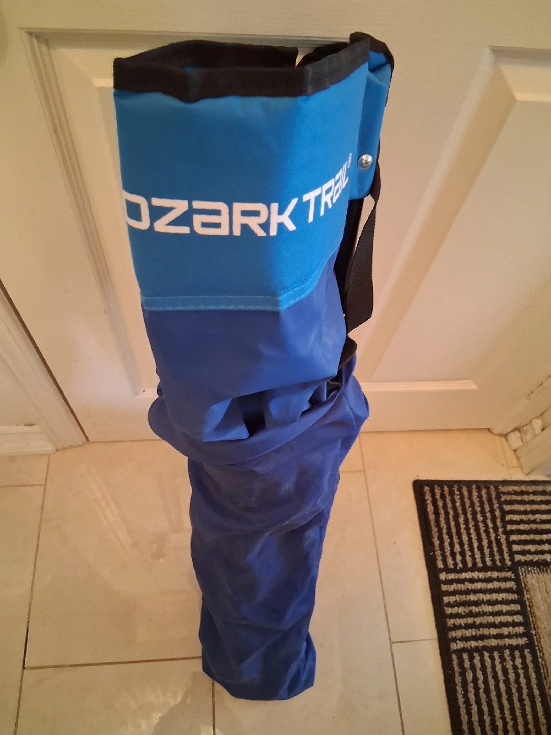 Ozark Trail blue folding camping chair