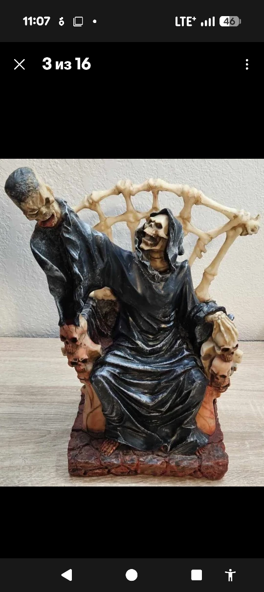 Grim Reaper Figurine - photo 4