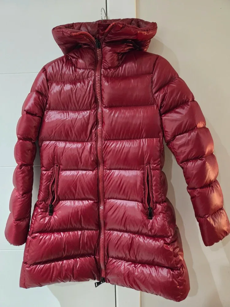 Burgundy Puffer Jacket