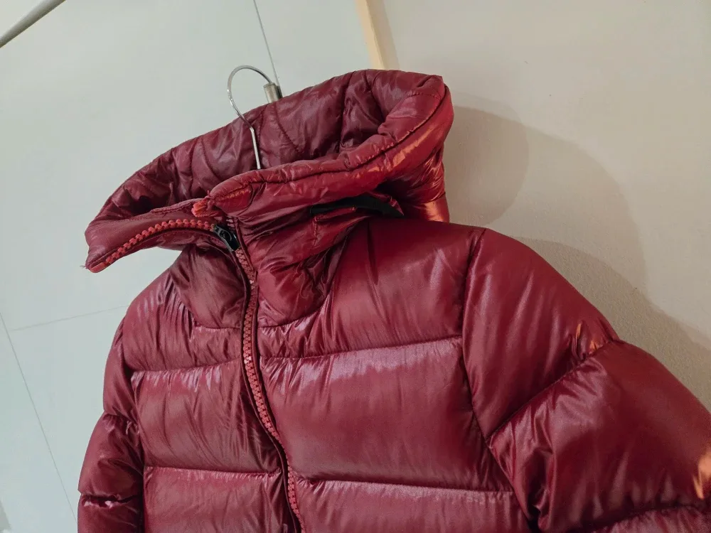 Burgundy Puffer Jacket image indicator(3)