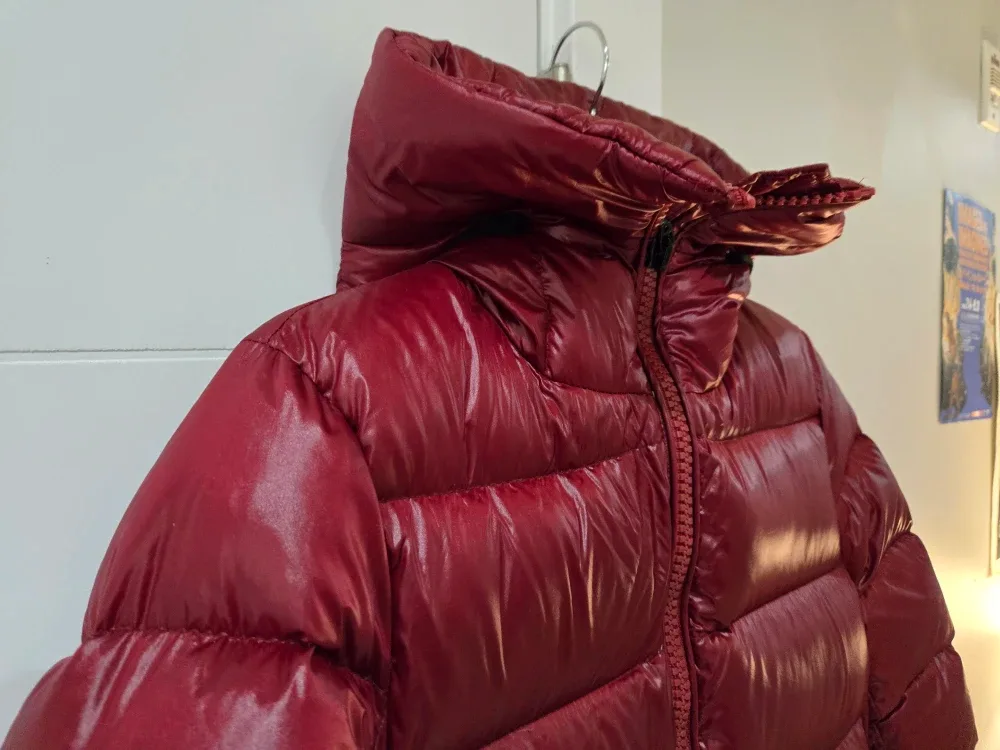 Burgundy Puffer Jacket image indicator(4)