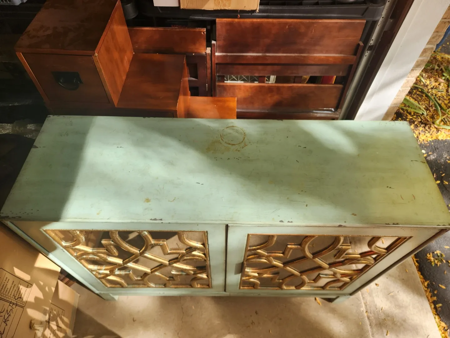 Cabinet with gold accents image indicator(2)