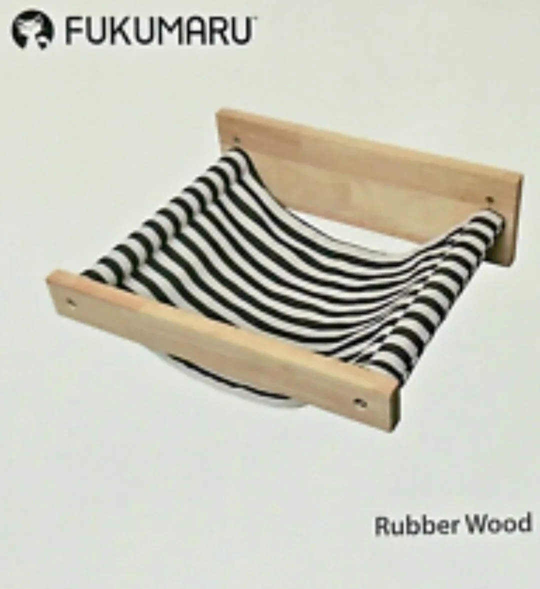 FUKUMARU Rubber Wood Cat Hammock image indicator(7)