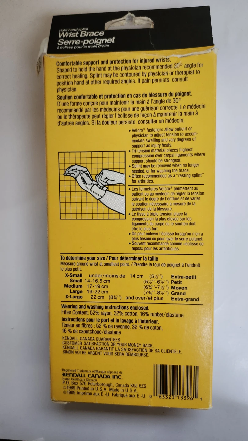 Brand New Futuro Right Hand Wrist Brace - X-Large - photo 3