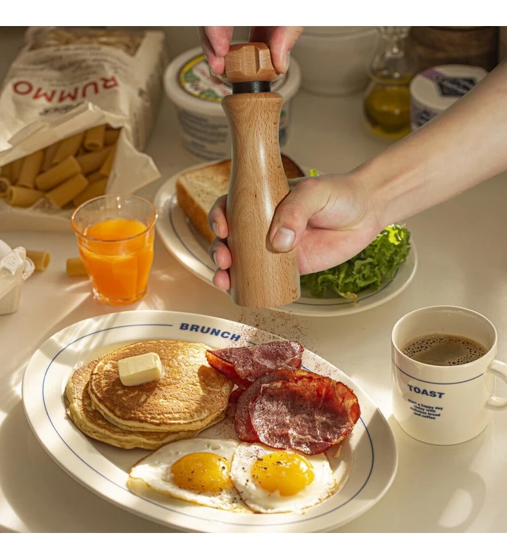 Wooden Salt And Pepper Grinder Set - photo 2