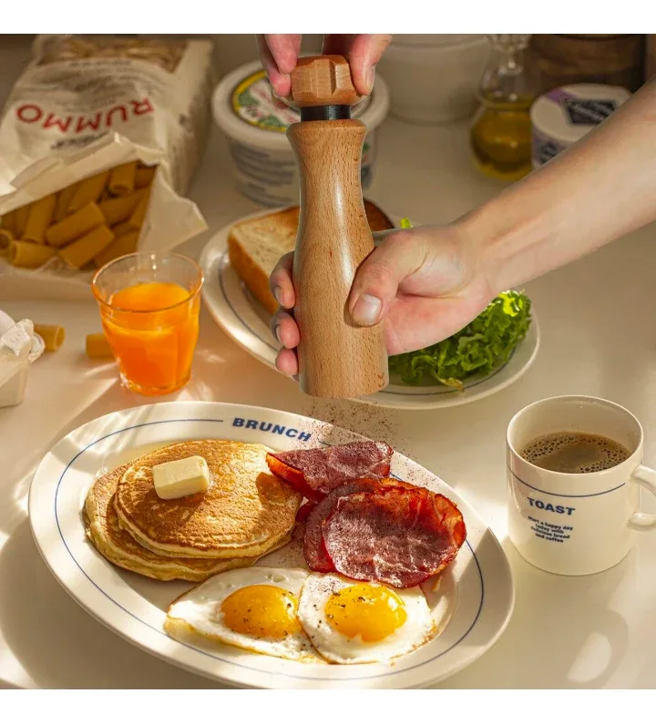 Wooden Salt And Pepper Grinder Set image indicator(2)