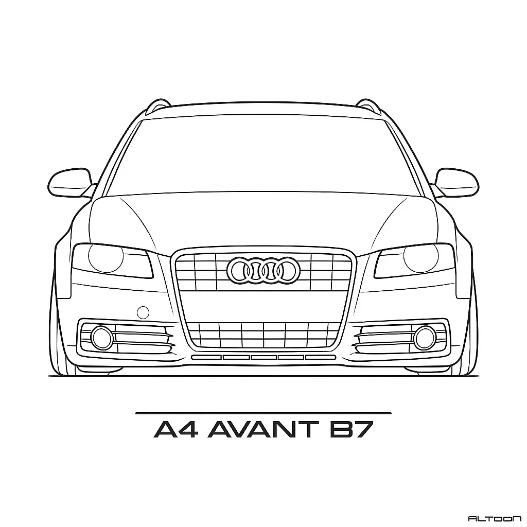 Audi A4 Avant B7 Model image indicator(2)