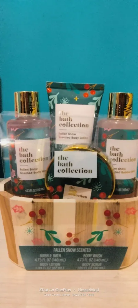 The Bath Collection Fallen Snow Scented Set