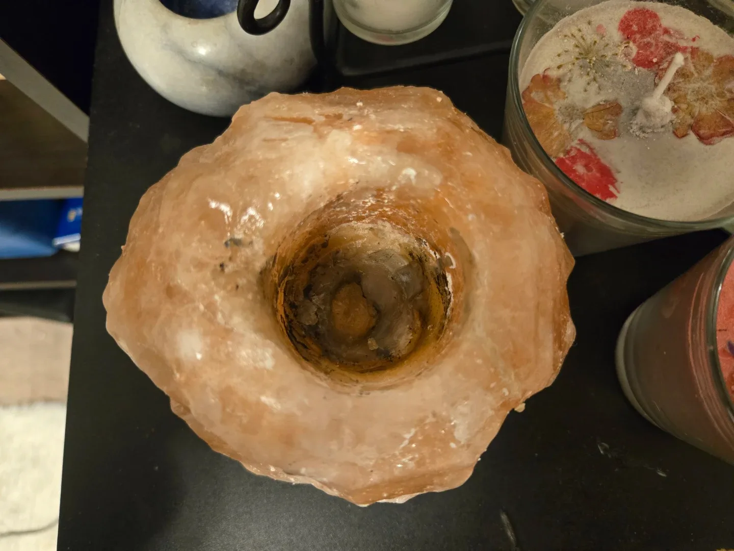 Himalayan Salt Crystal Candle Holder image indicator(2)