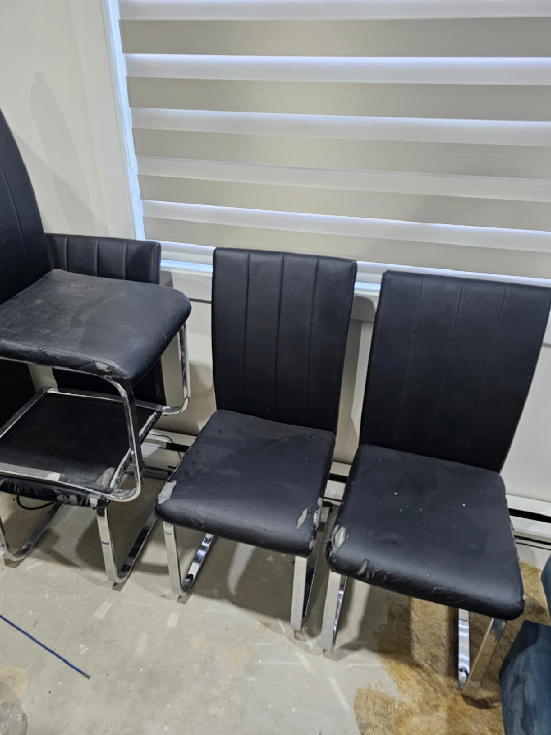 Set of 4 Black Dining Chairs (All for $20)
