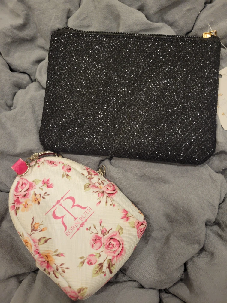 Keychain mini backpack &  Black small pouch - photo 2