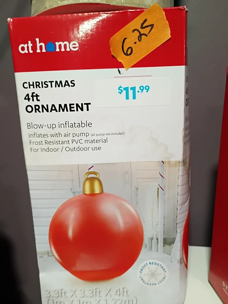 at home Christmas 4ft Ornament - New
