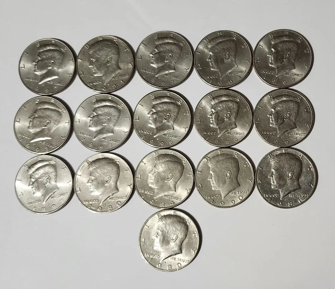 Kennedy Half Dollars ((1980's and 1990's )) for sale