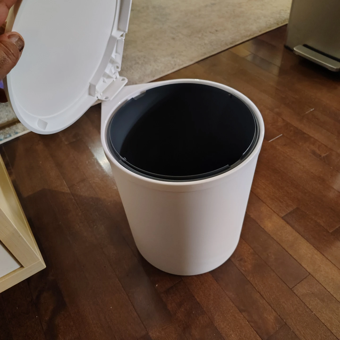 Under counter food waste or trash Can