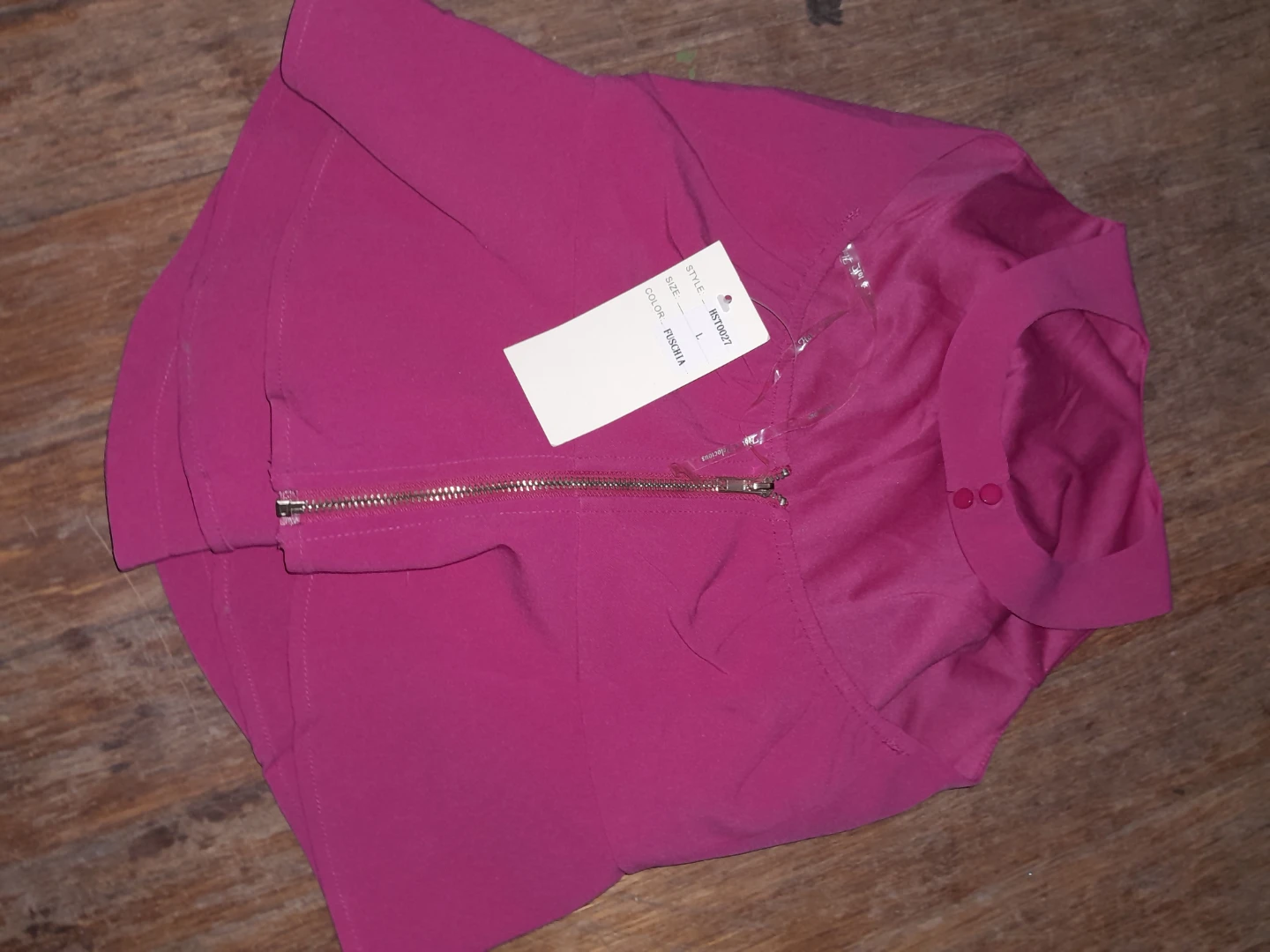 Hot & Delicious Fuchsia Top - Size L - photo 2