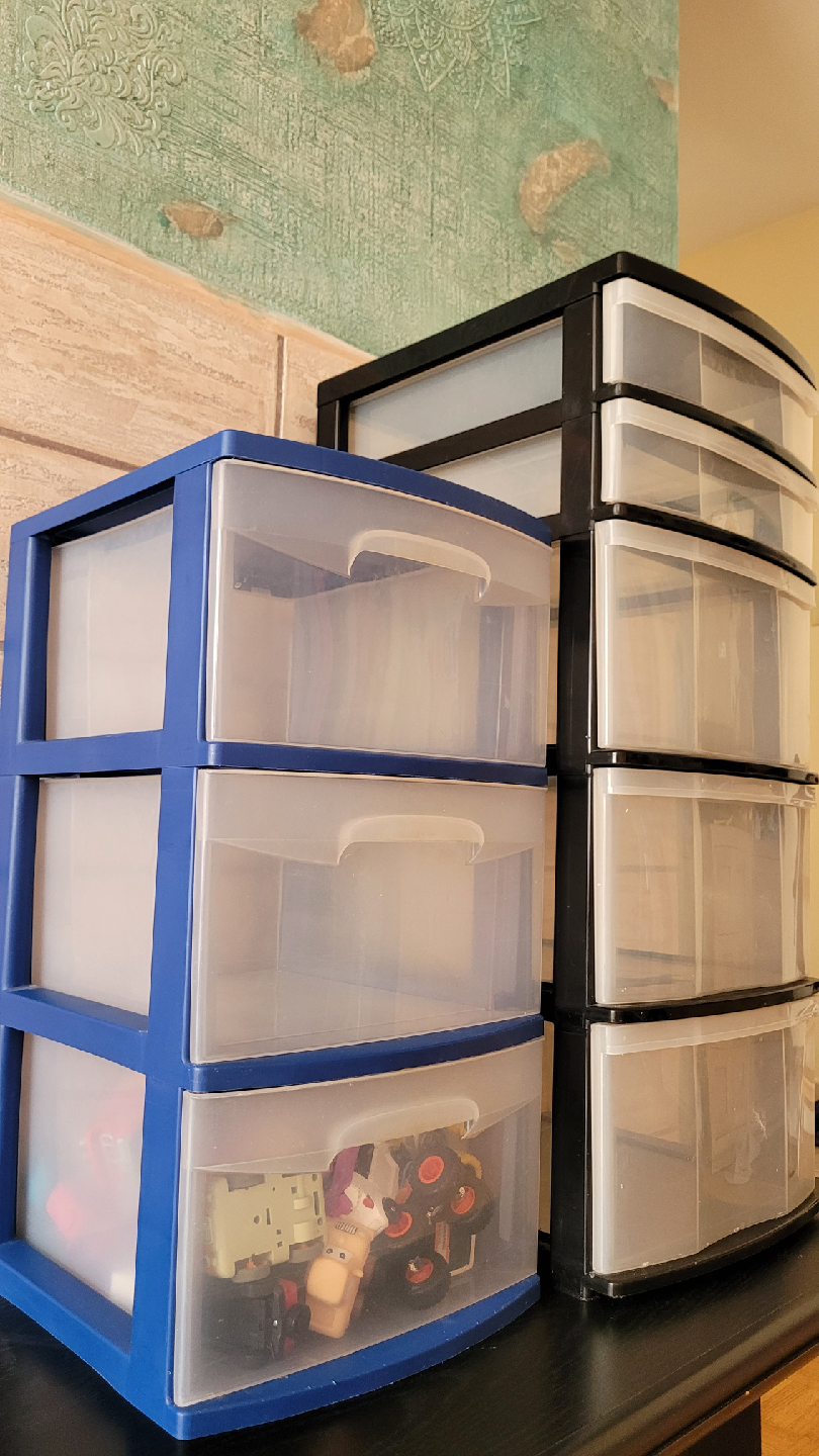 Plastic Storage Drawer Units - 3 & 5 Drawers - photo 2