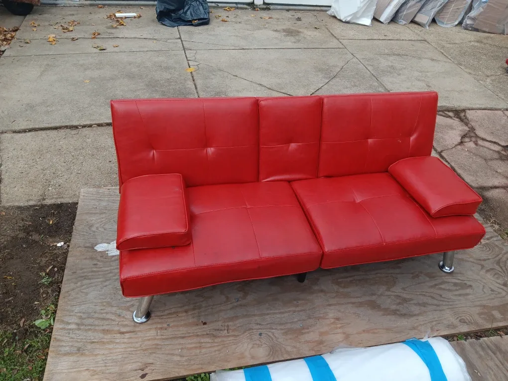 Red Futon Sofa Bed