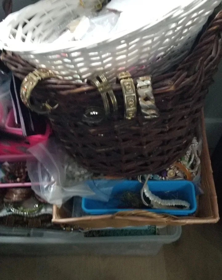 Treasure trove with approximately 300lbs+  of costume jewellery image indicator(6)