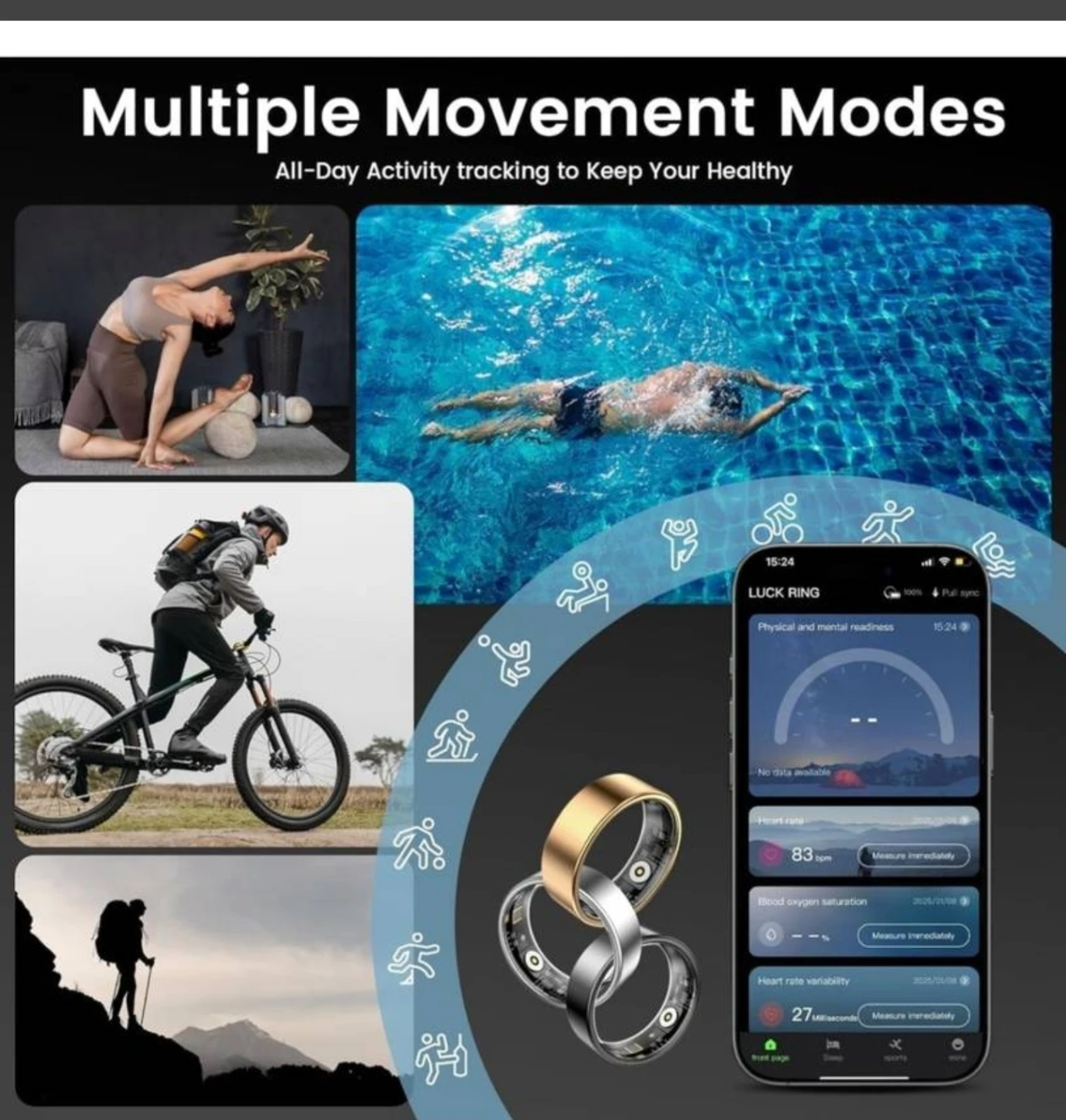 Smart Fitness Ring - photo 2