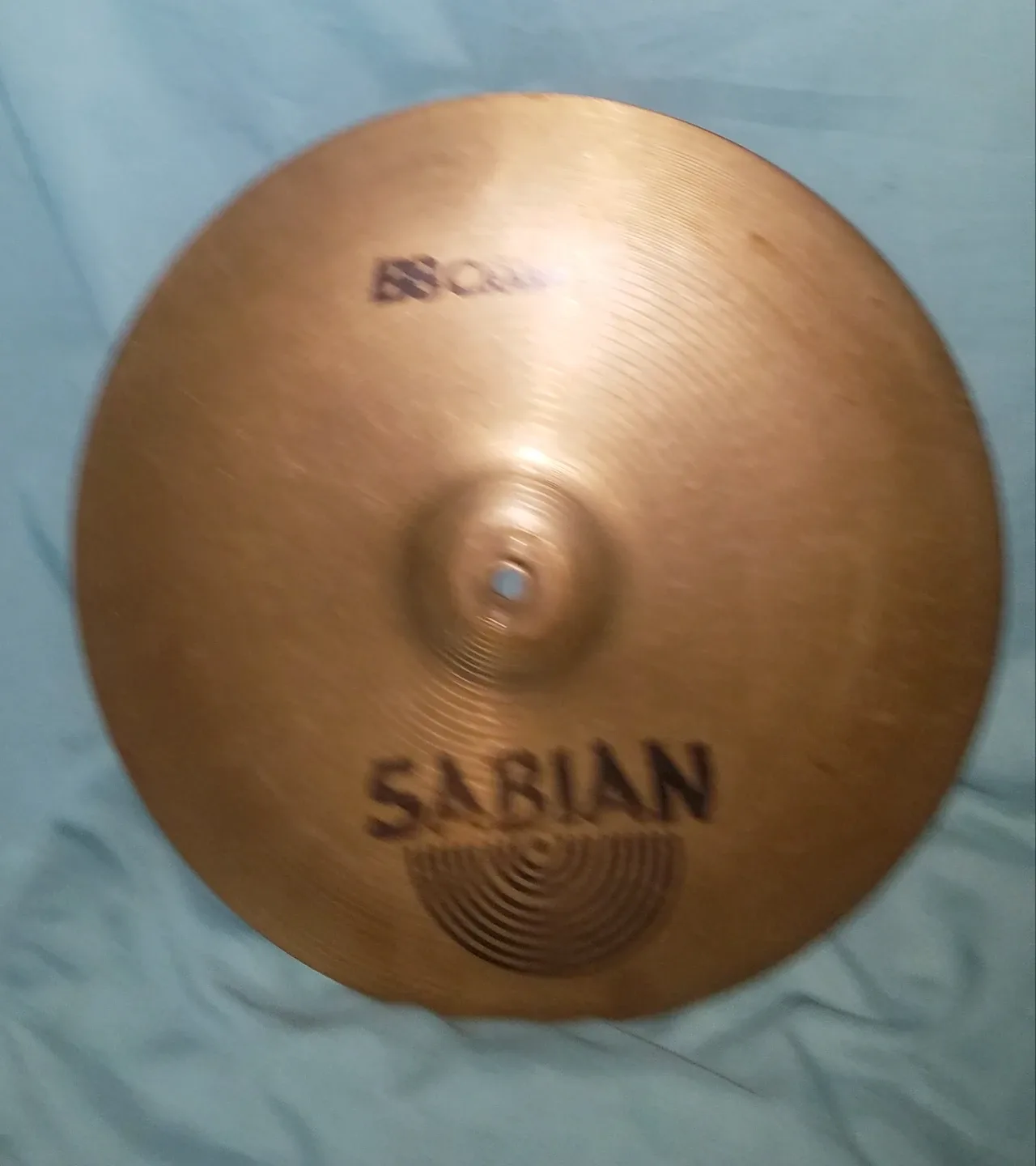 Vintage Sabian B8 16" Crash Cymbal Good Condition image indicator(7)