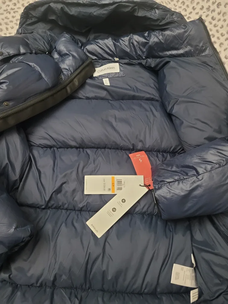 New Calvin Klein Sorona Aura Puffer Jacket - Size S image indicator(4)