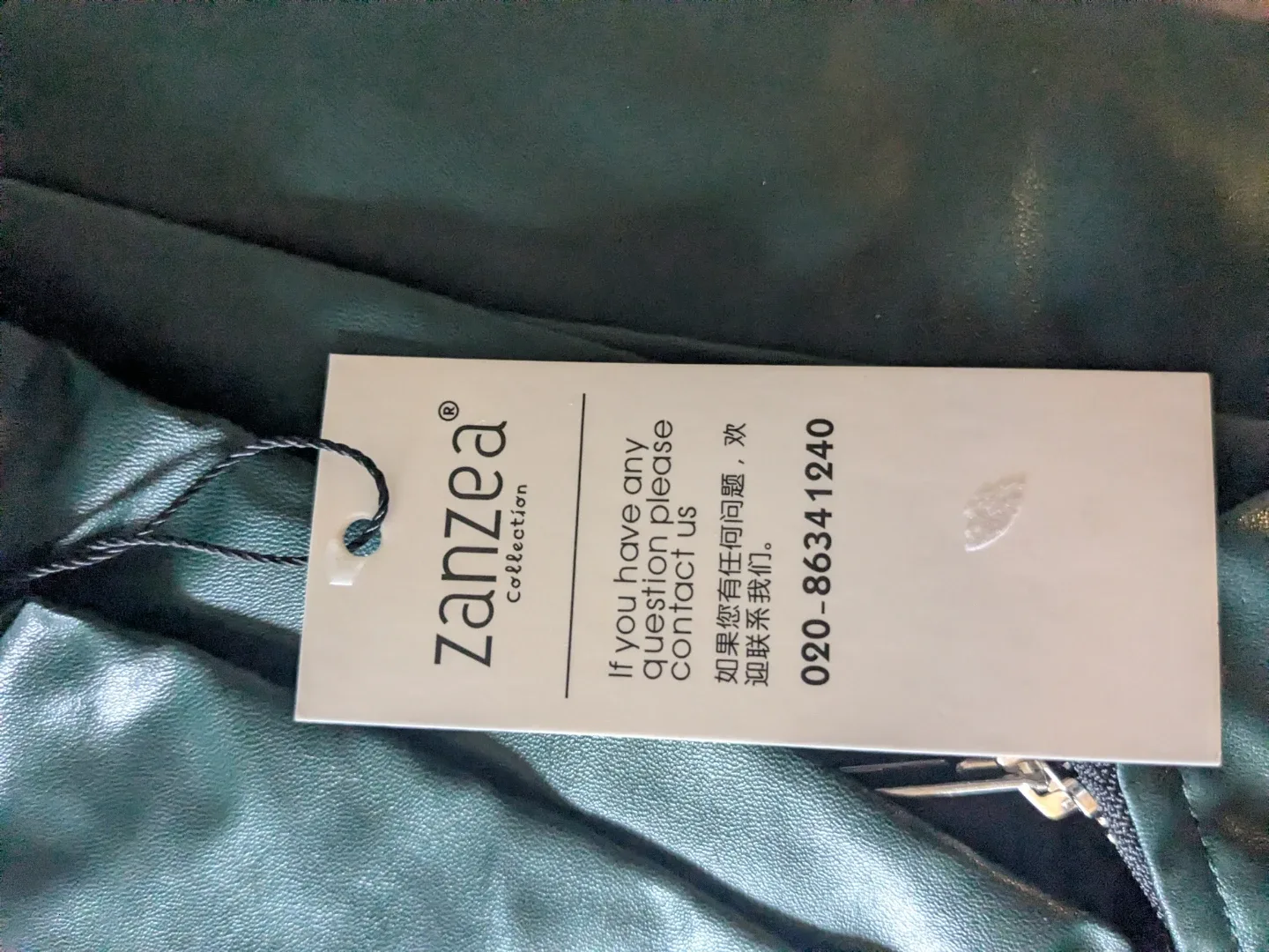 Zanzea Collection Green Faux Leather Skirt image indicator(3)