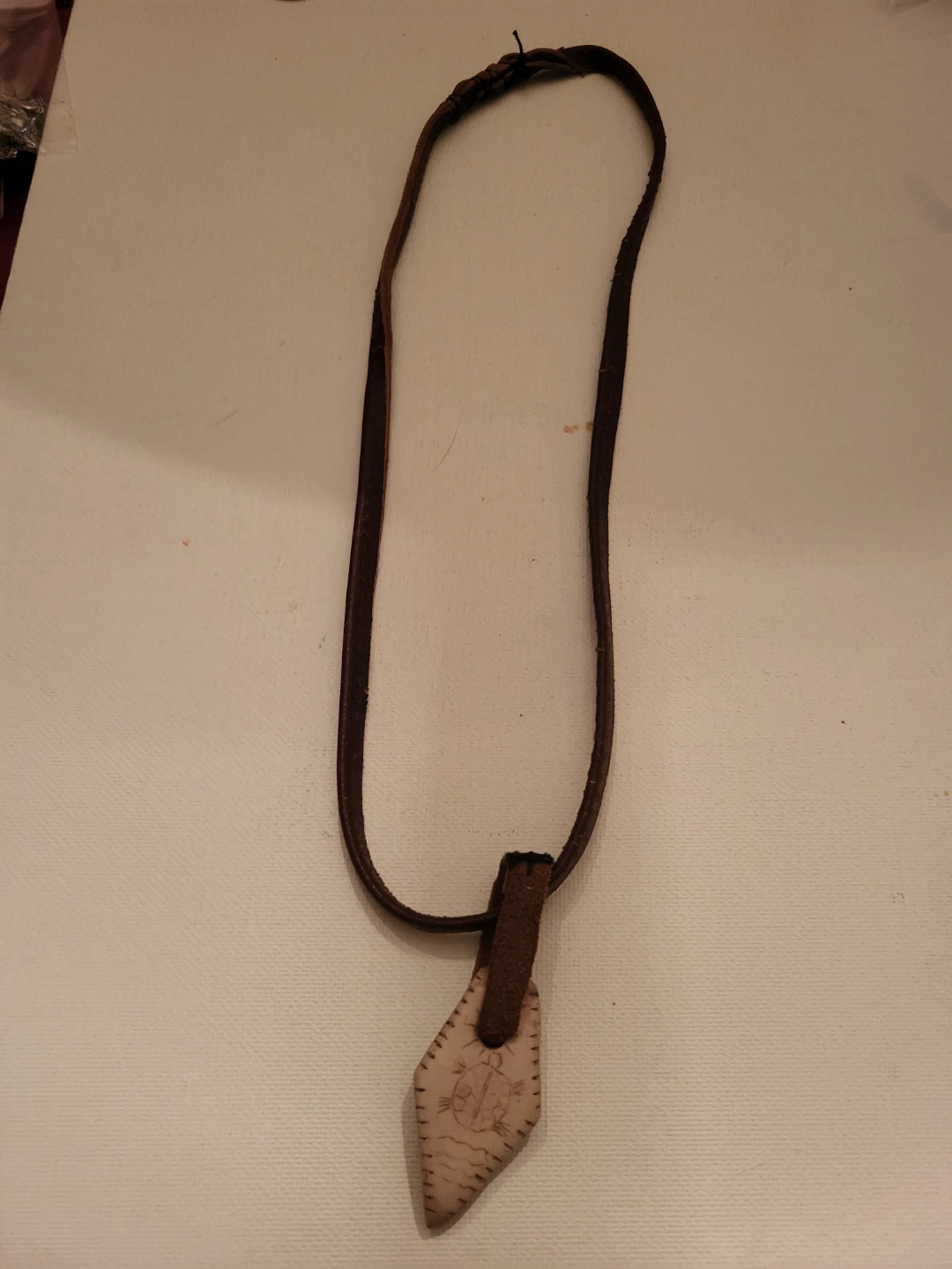 Handmade Bone Turtle Necklace