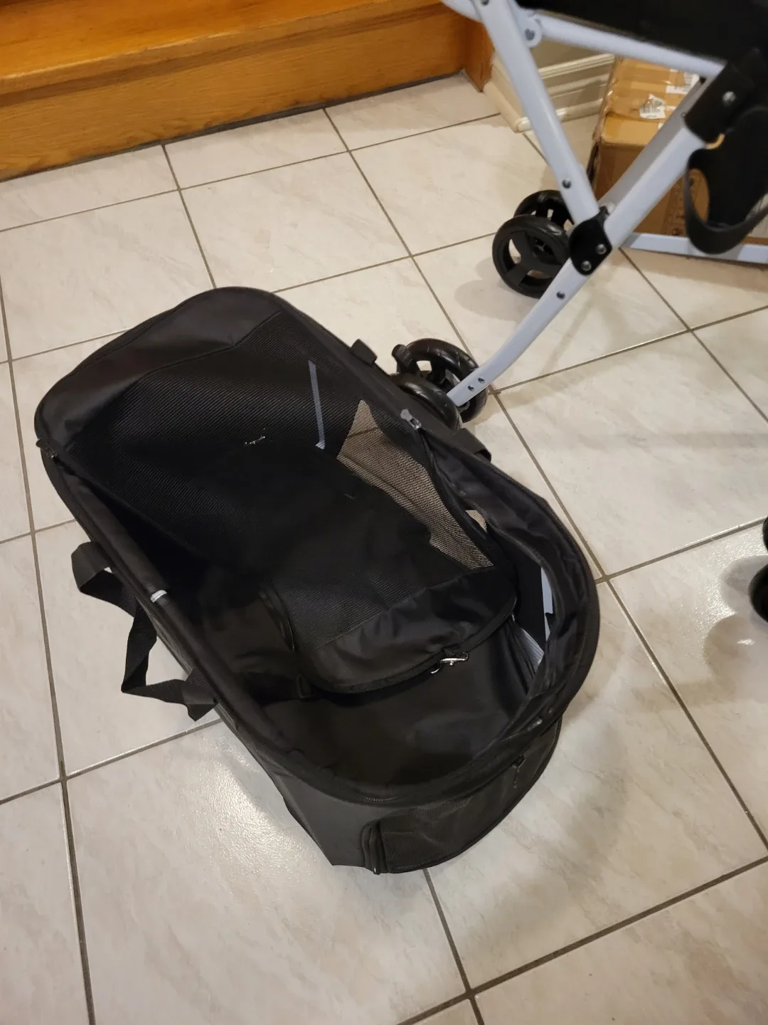 Double Pet Stroller with Detachable Carriers brand new image indicator(10)