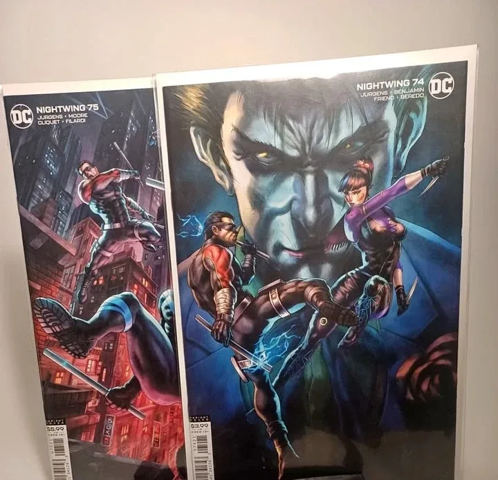 Nightwing #74 and 75 ( Alan Quah Variants)