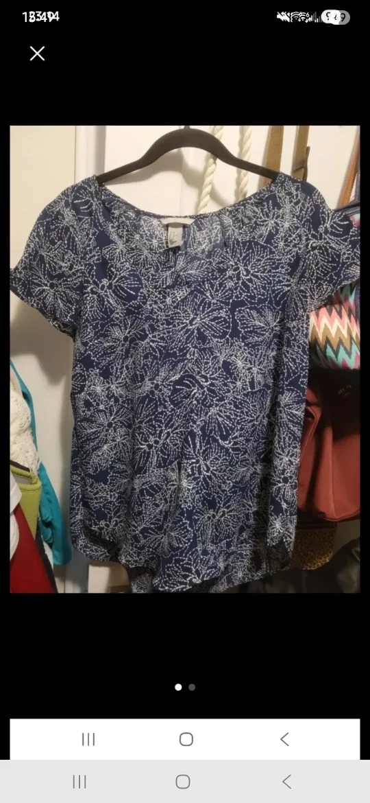 H&M BLOUSE SIZE M-L