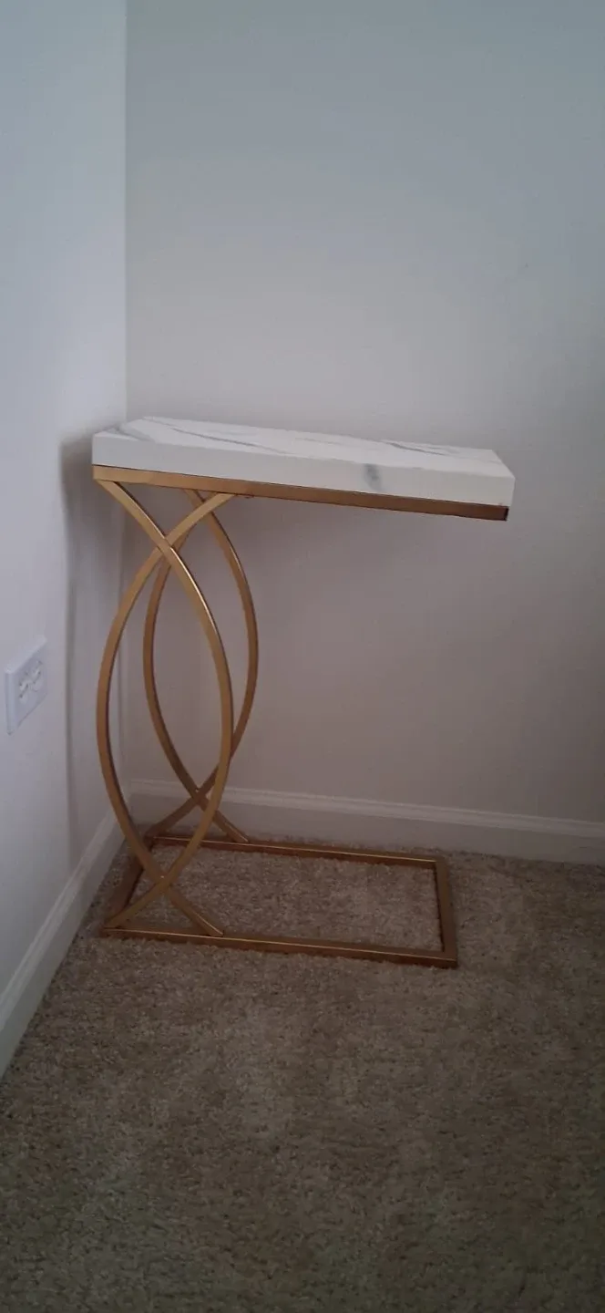 Accent Table - Marble Top, Gold Finish - 3 Piece Set image indicator(3)