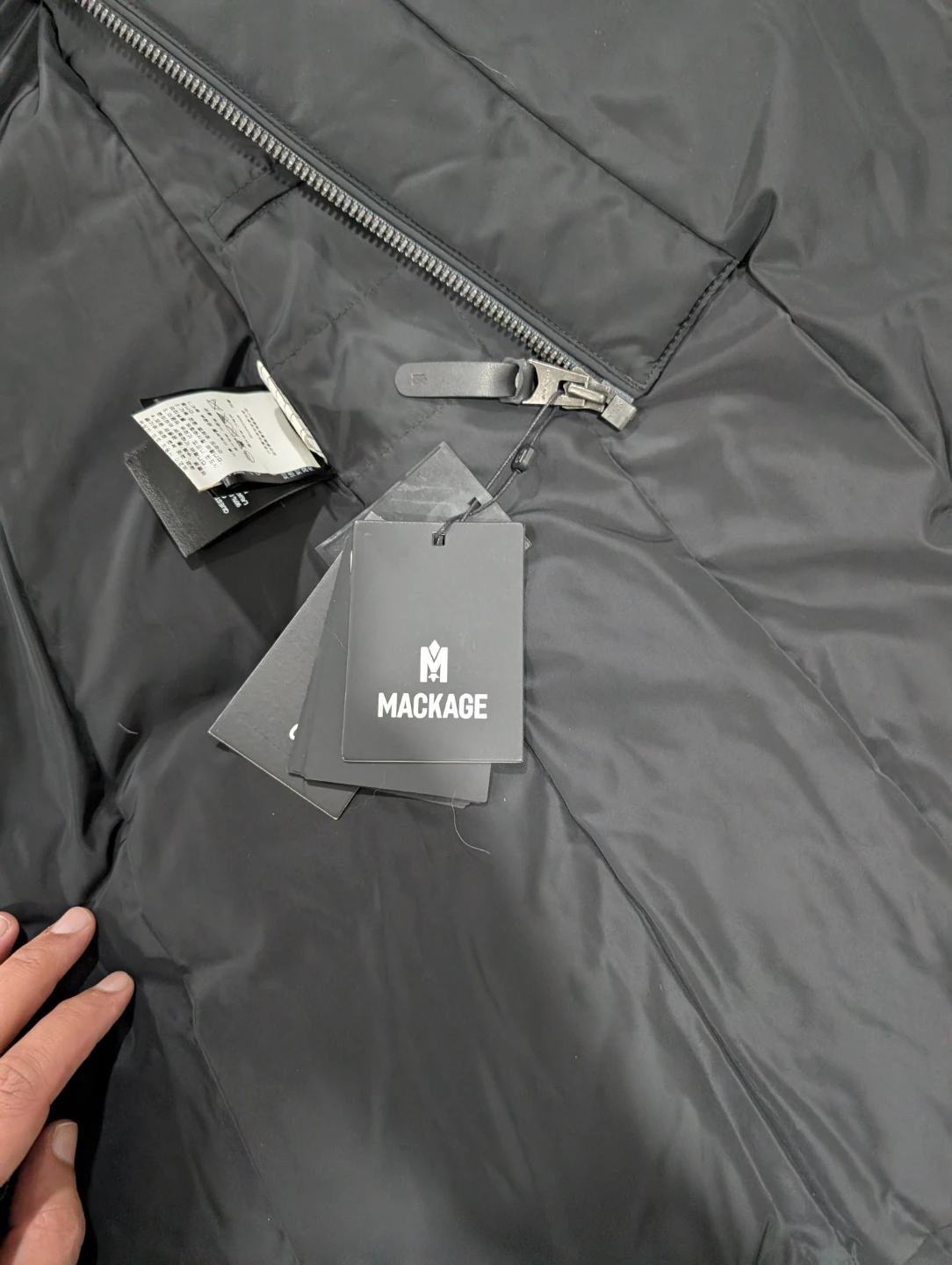 Mackage Black Down Parka - XS - photo 5