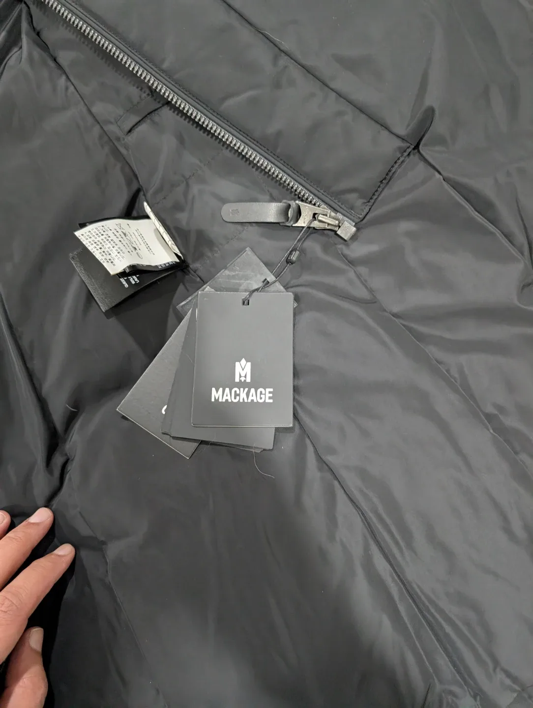 Mackage Black Down Parka - XS image indicator(5)