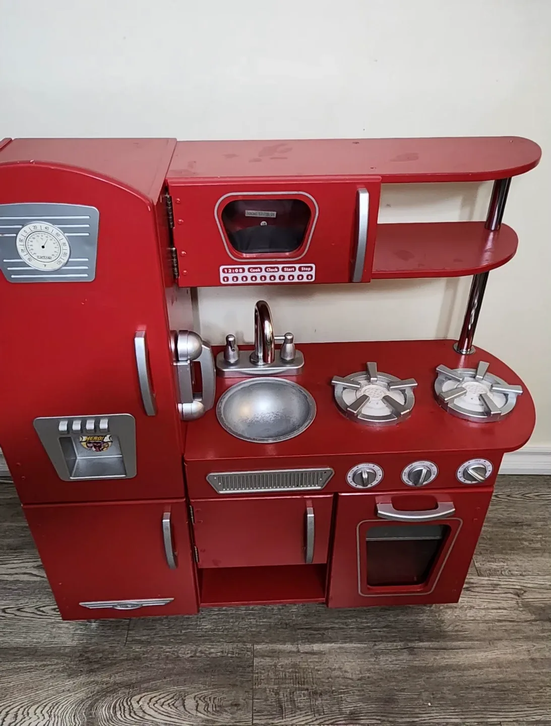 Red KidKraft Retro Toy Kitchen Set image indicator(2)