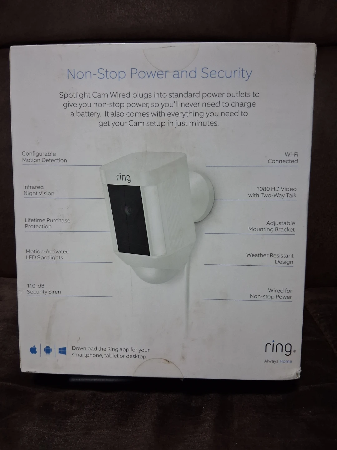 Ring Spotlight Cam Wired Outdoor Security Camera - photo 2