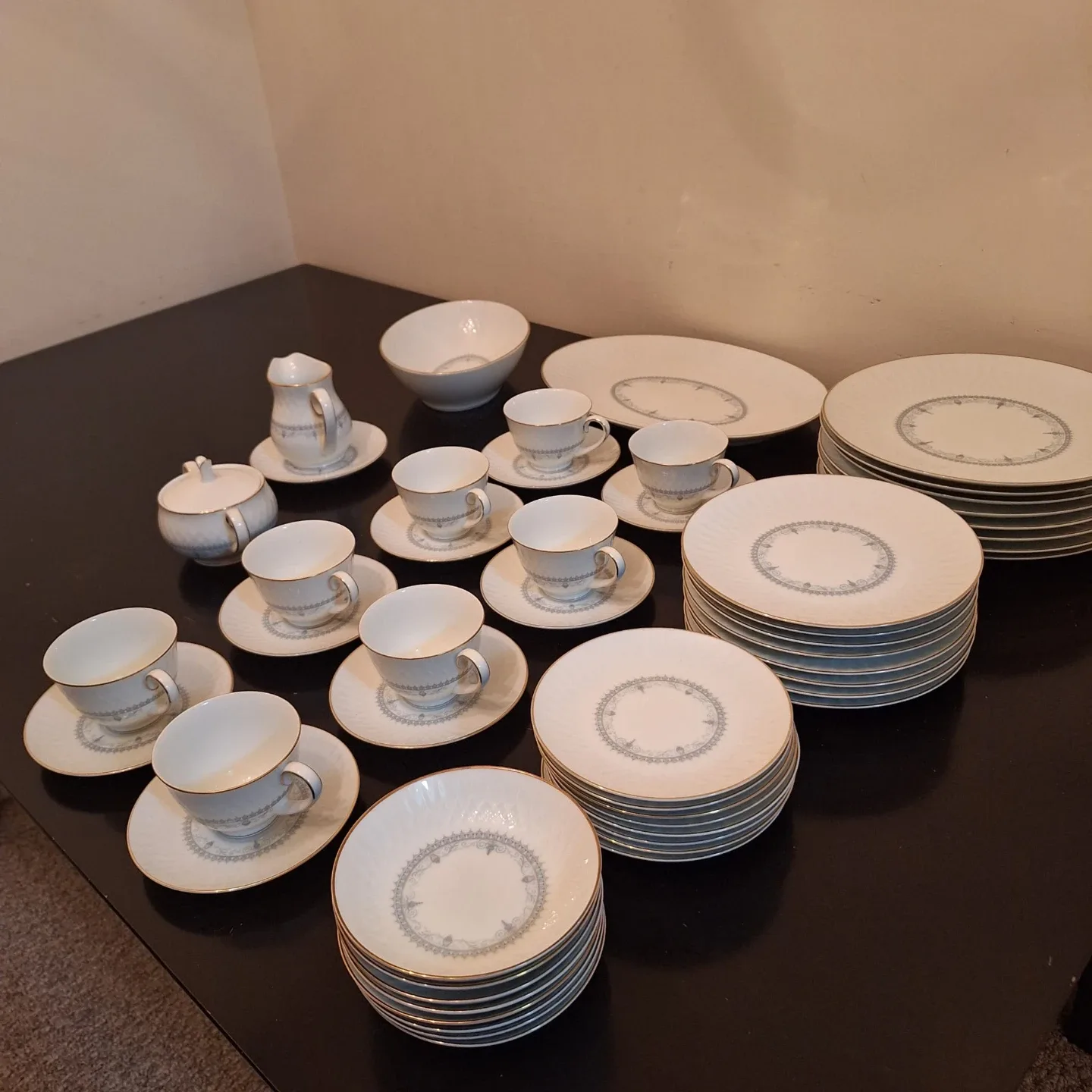 Vintage Noritake 8 Place Dinner Ware Set thumbnail