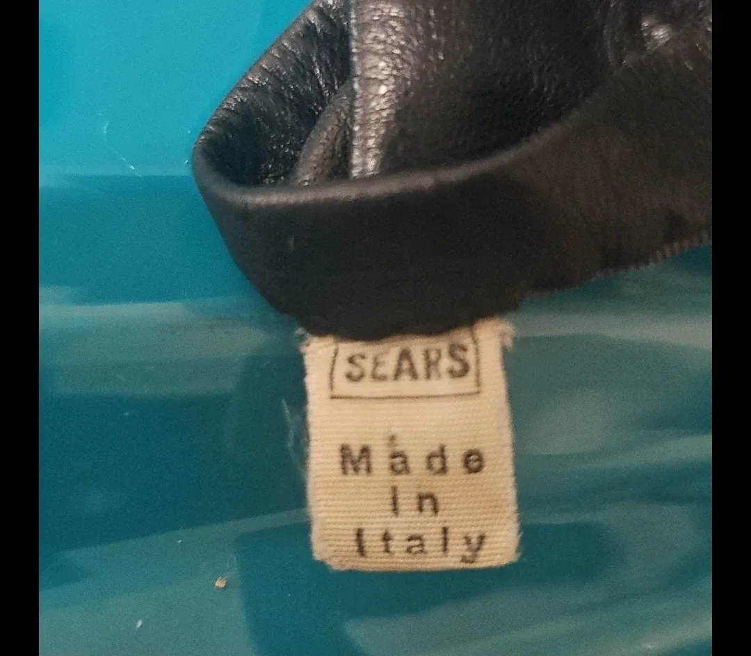 Long Leather Gloves - Black image indicator(3)