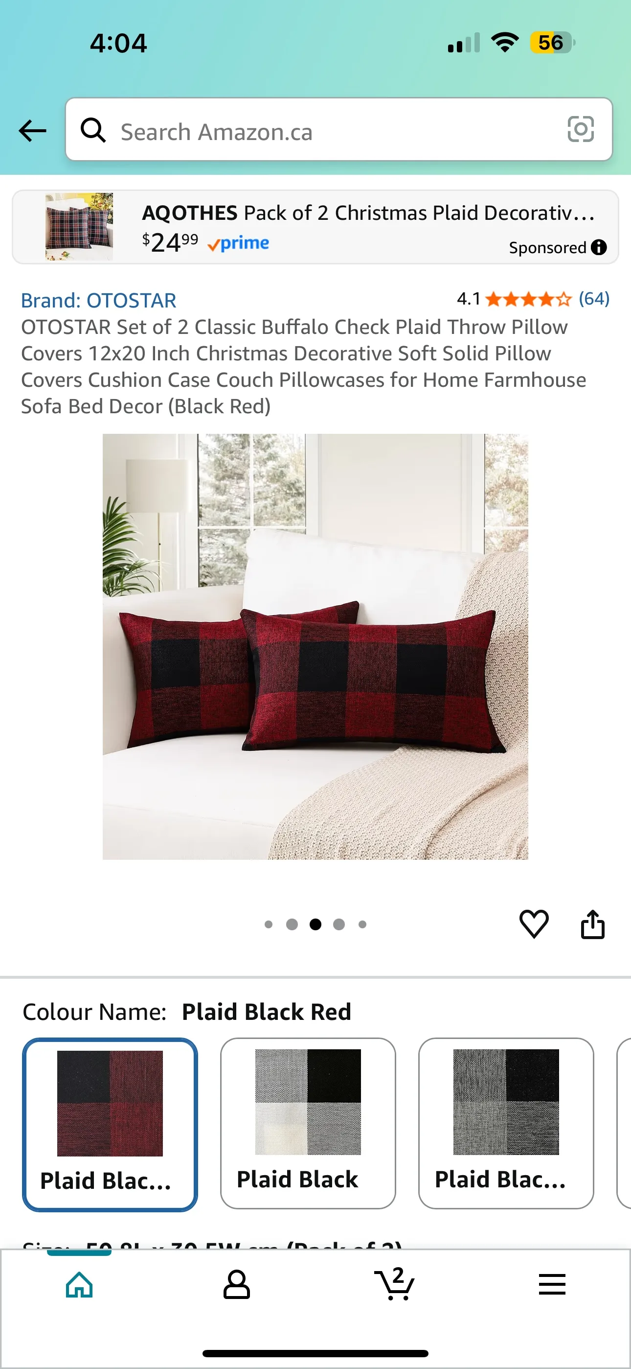 Christmas pillow cover