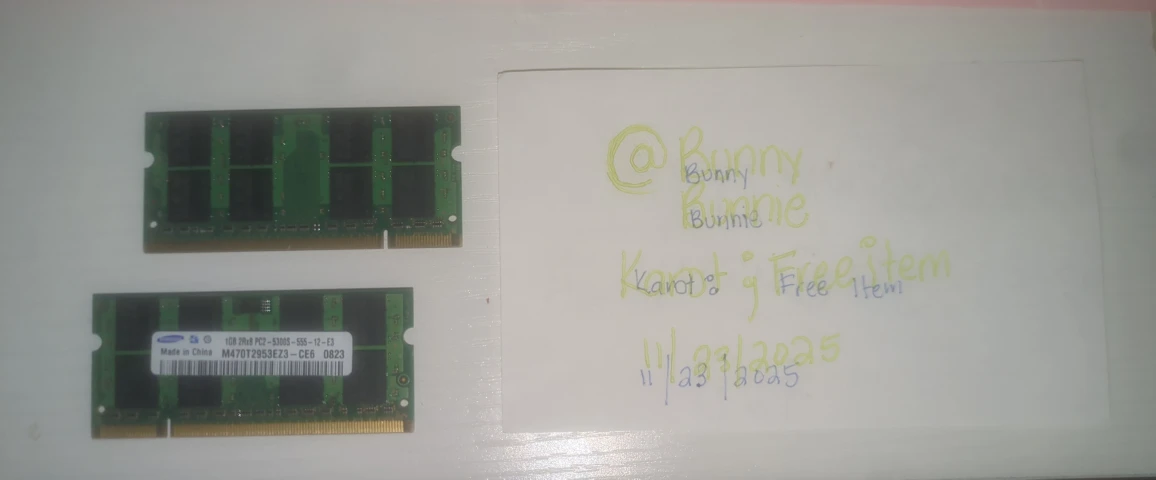 Samsung 1GB 2Rx8 PC2-5300S-555-12-E3 Memory - photo 2