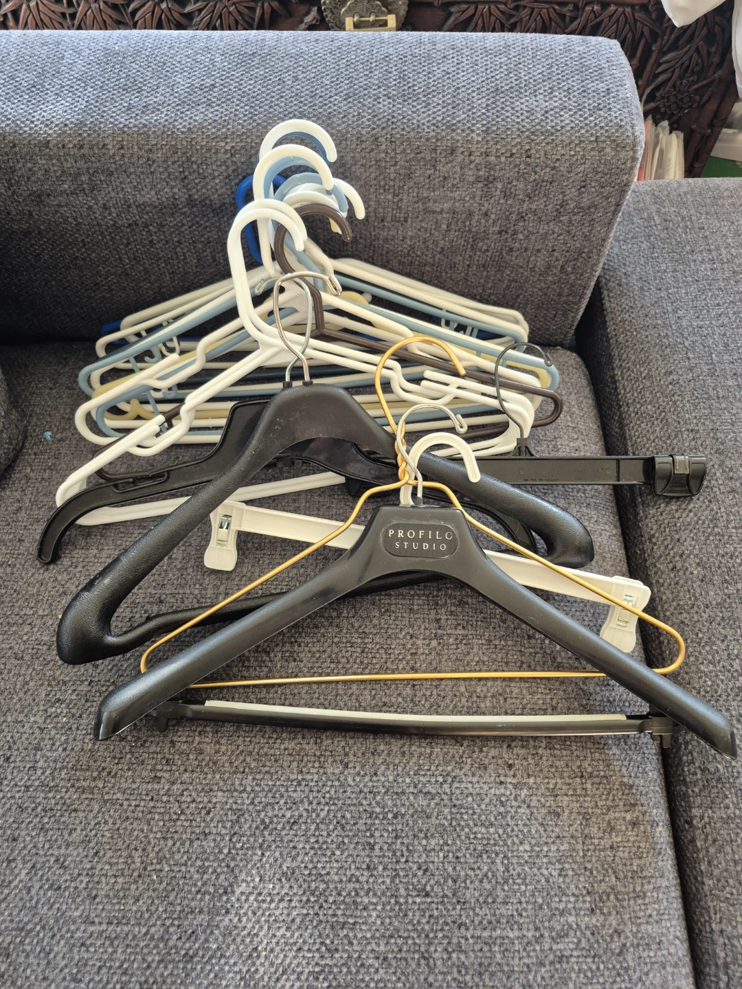 Assorted Clothes Hangers - Profilo Studio
