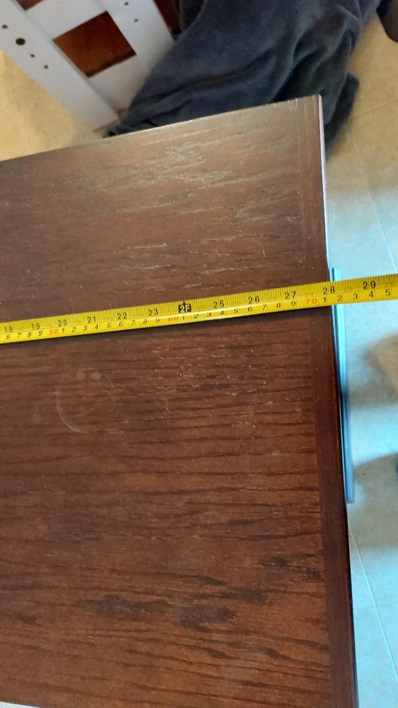 Brown Wood Nightstand - 28"x20" image indicator(4)