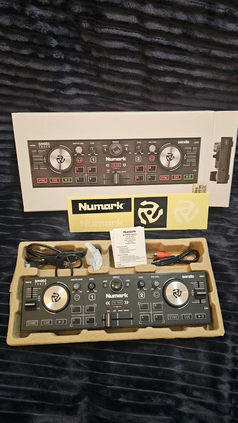 Numark DJ2GO2 Touch Pocket DJ Controller - NEW