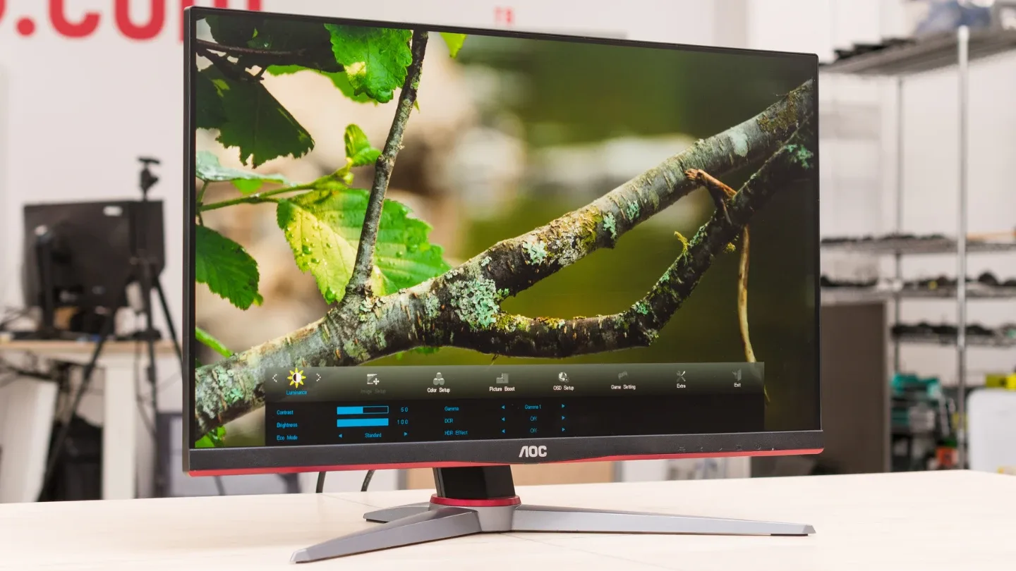 AOC 24G2  Monitor image indicator(2)